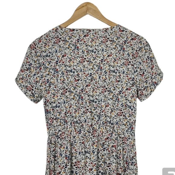 Madewell Button-Front Day Dress in Blossoming Vines Women’s XS - Picture 7 of 12